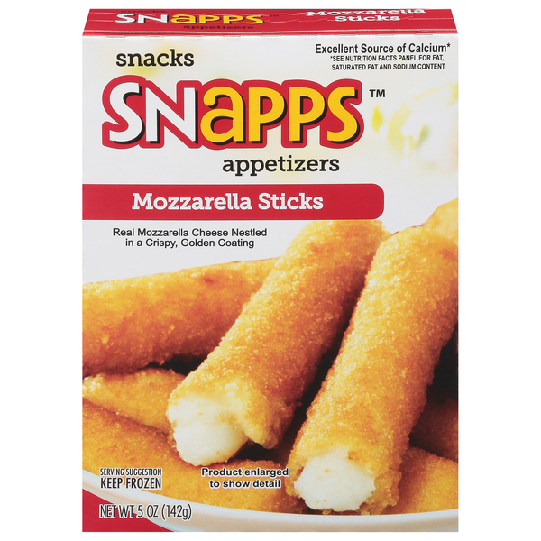 Snapps Mozzarella Sticks Frozen