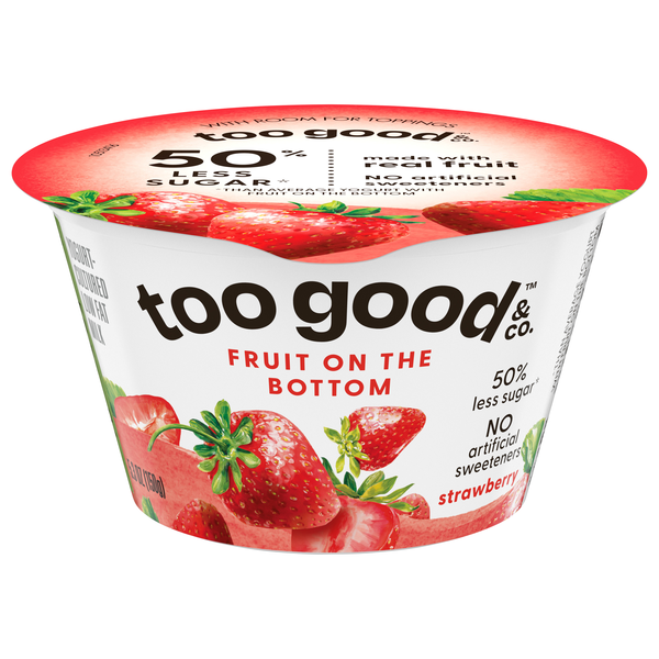 Too Good & Co. Fruit on the Bottom Strawberry Yogurt Cup