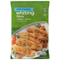 Wild Caught Boneless Skin-On Whiting Fillets Frozen