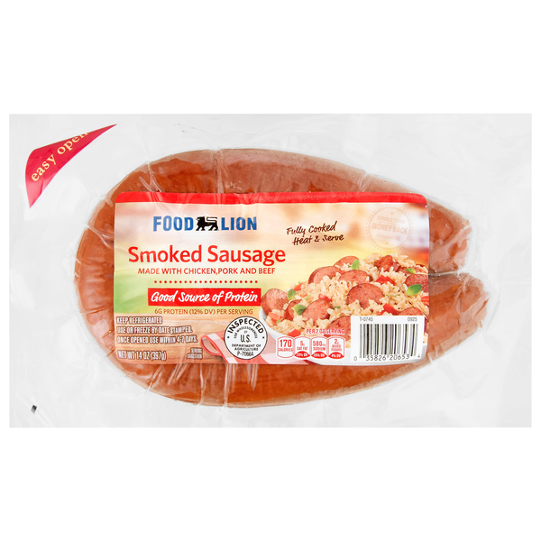 Food Lion Chicken Pork & Beef Smoked Sausage