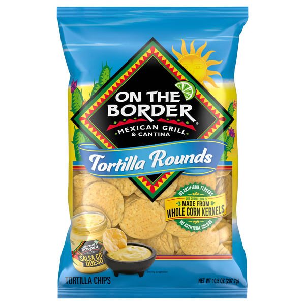 On The Border Tortilla Rounds Chips