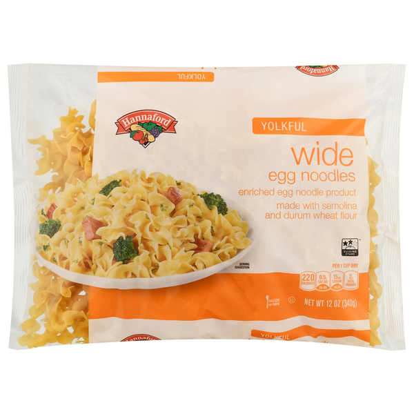 Hannaford Yolkful Wide Egg Noodles