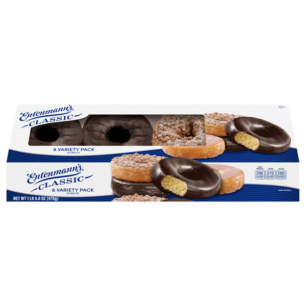 Entenmann's Classic Variety Pack Donuts - 8 ct