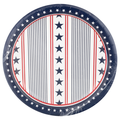 Smart Living Patriotic Dinner Plates Stars & Stripes 8.75 Inch