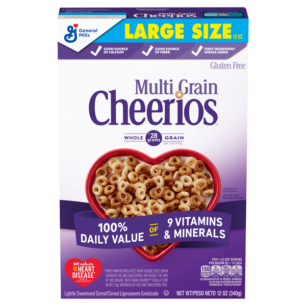 Cheerios Gluten Free Multigrain Cereal Large Size