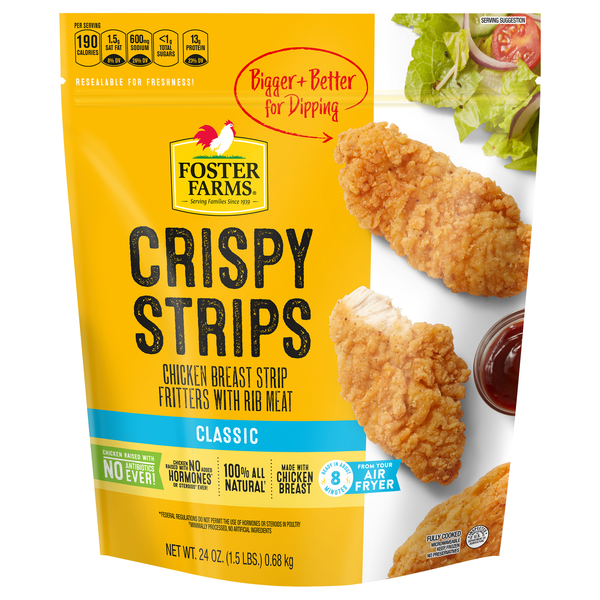 Save on Foster Farms Chicken Crispy Strips Classic Order Online