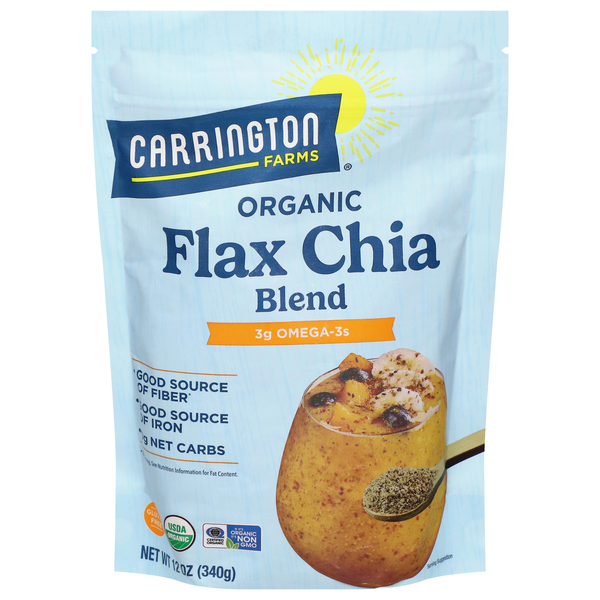 Carrington Farms Flax Chia Blend Gluten Free Organic