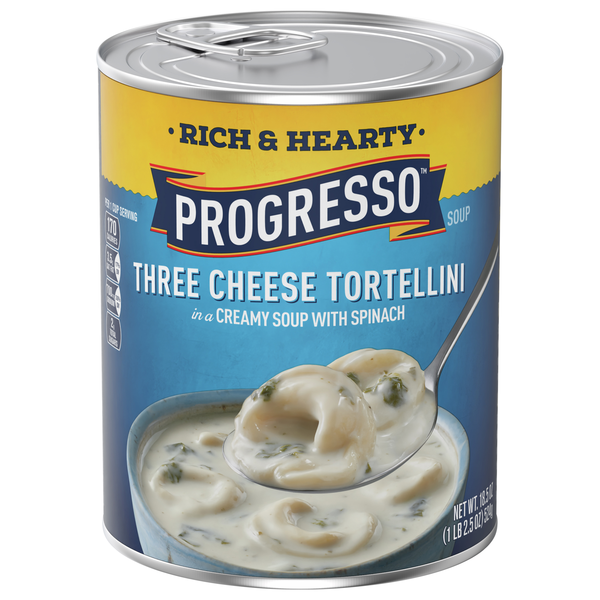 Progresso Rich & Hearty Three Cheese Tortellini Soup