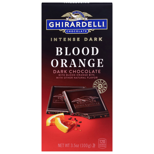 Ghirardelli Blood Orange Intense Dark Chocolate Candy Bar