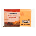 Food Lion Natural Extra Sharp Cheddar Cheese Block