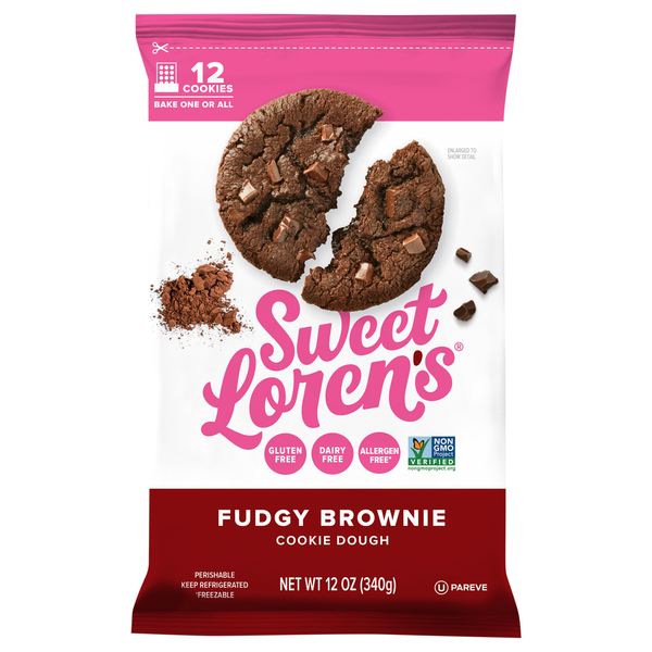 Save on Sweet Loren's Gluten & Dairy Free Fudgy Brownie Cookie Dough
