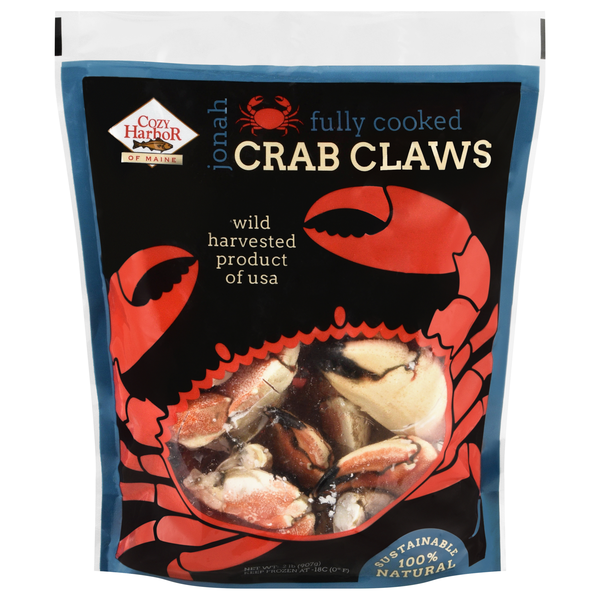Cozy Harbor Fully Cooked Crab Claws Frozen