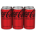 Coca-Cola Zero Sugar Cola Soda Mini - 6 pk