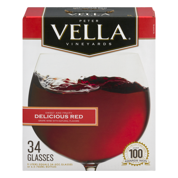 Peter Vella California Delicious Red Wine Box
