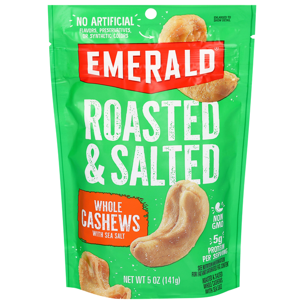 Emerald Roasted & Salted Whole Cashews