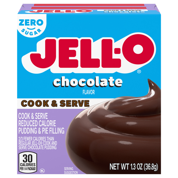 Jell-O Zero Sugar Chocolate Cook & Serve Pudding & Pie Filling