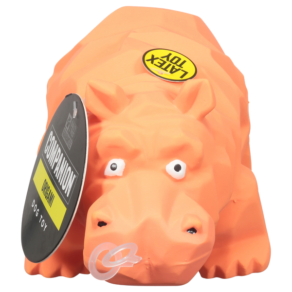 Companion Origami Rhino Squeakables Dog Toy