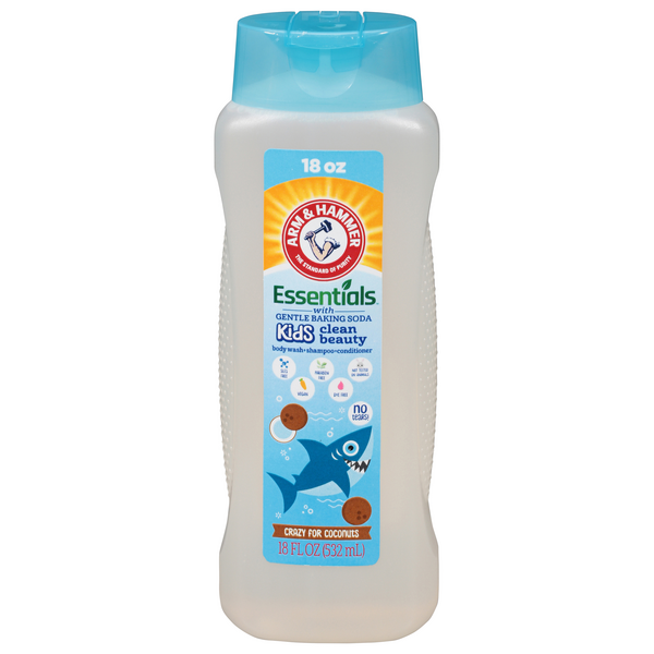 Arm & Hammer Kids Crazy for Coconuts Body Wash Shampoo + Conditioner