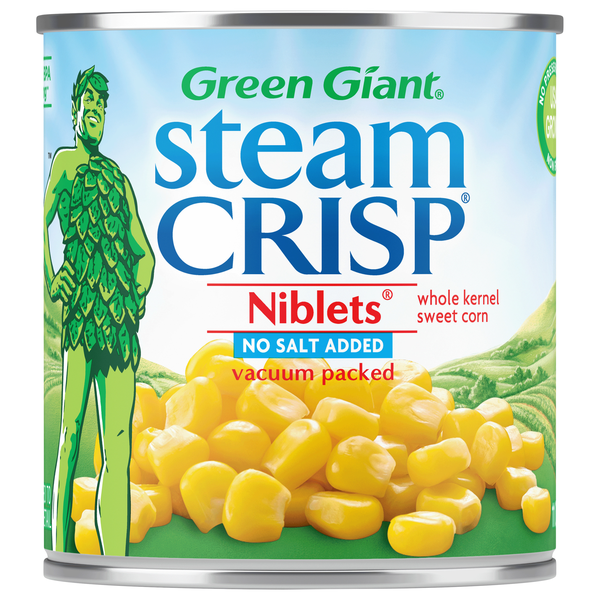 Green Giant Steam Crisp No Salt Added Niblets Whole Kernel Corn