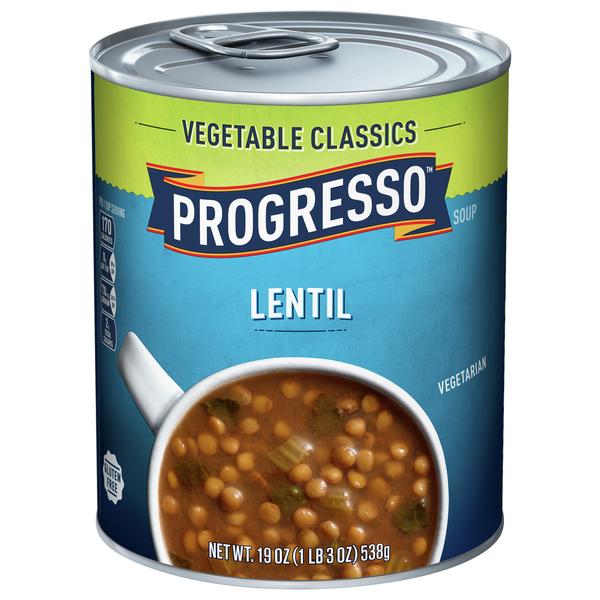 Progresso Vegetable Classics Gluten Free Vegetarian Lentil Soup