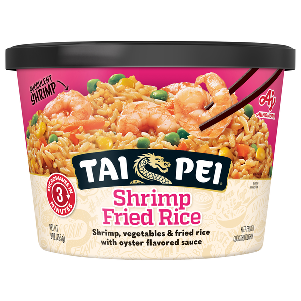 Tai Pei Shrimp Fried Rice 11g Protein Frozen Meal