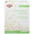 Hannaford Sea Salt Microwave Popcorn - 6 ct