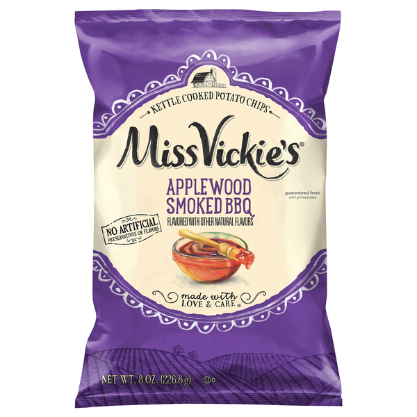 Miss Vickie's Applewood Smoked BBQ Kettle Cooked Potato Chips