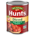 Hunt's 100% Natural Diced Tomatoes with Basil Garlic & Oregano