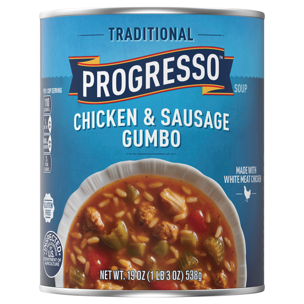 Progresso Traditional Chicken & Sausage Gumbo Soup