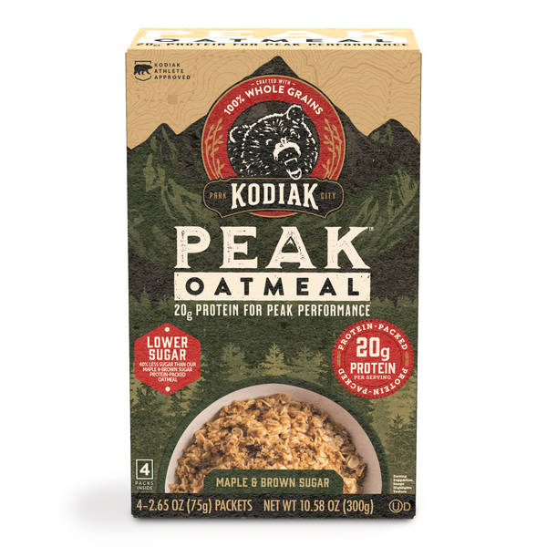 Kodiak Peak Maple & Brown Sugar Protein Oatmeal - 4 ct