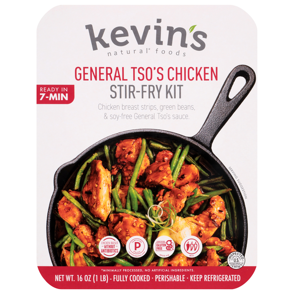 Kevin's Natural Foods General Tso's Chicken Stir-Fry Kit Refrigerated