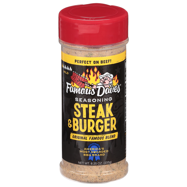 Famous Dave's Mild Steak & Burger Seasoning