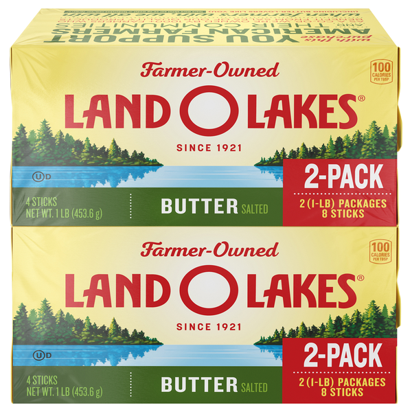Land O Lakes Salted Butter Sticks - 8 ct