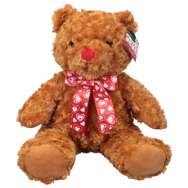 Smart Living Valentine's Day Plush 20 Inch Bear with Ribbon