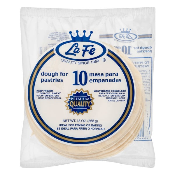 La Fe Dough for Pastries - 10 ct Frozen