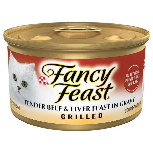 Fancy Feast Grilled Tender Beef & Liver in Gravy Wet Cat Food