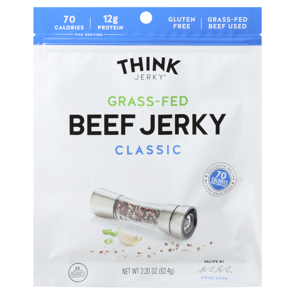 Save on Think Jerky Beef Jerky Classic Grassfed Gluten Free Order
