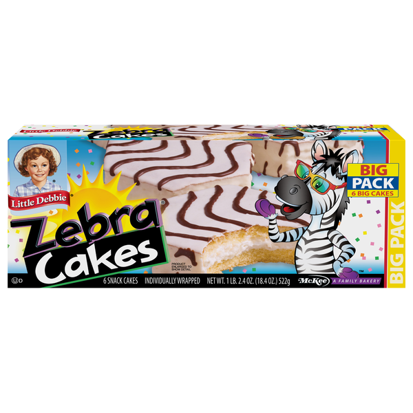 Little Debbie Zebra Snack Cakes Big Pack - 5 ct
