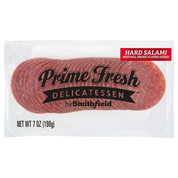 Smithfield Prime Fresh Delicatessen Hard Salami Thin Sliced