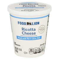 Food Lion Part-Skim Ricotta Cheese