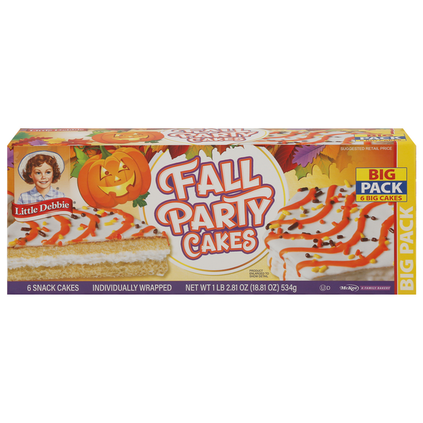 Save on Little Debbie Snack Cakes Fall Party Big Pack 6 ct Order