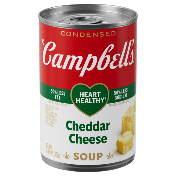 Campbell's Heart Healthy Condensed Cheddar Cheese Soup