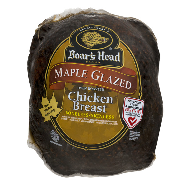 Boar's Head Deli Maple Glazed Oven Roasted Chicken Breast (Shaved)