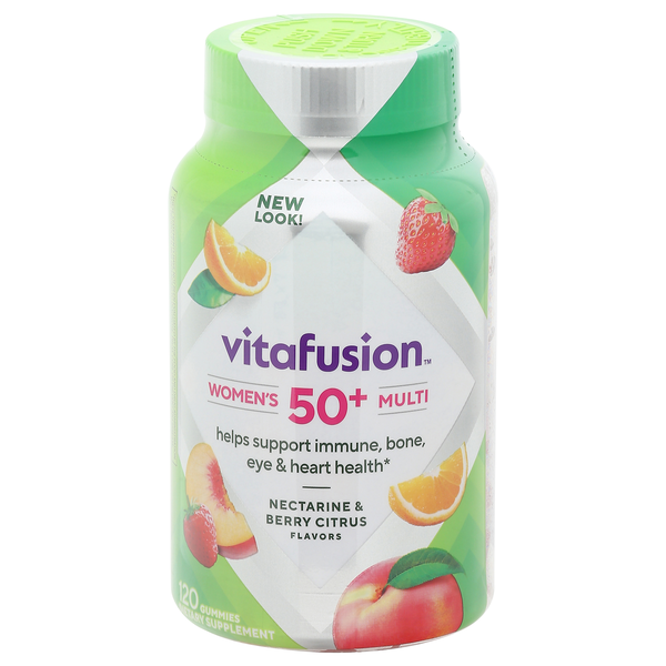 vitafusion Women's 50+ Nectarine & Berry Citrus Multi Gummies