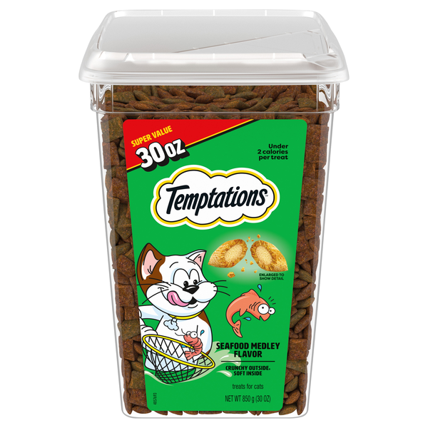 Temptations Seafood Medley Flavor Crunchy & Soft Cat Treats