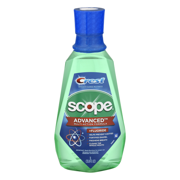 Save on Crest Scope Advanced MultiAction Fluoride Mouthwash Order