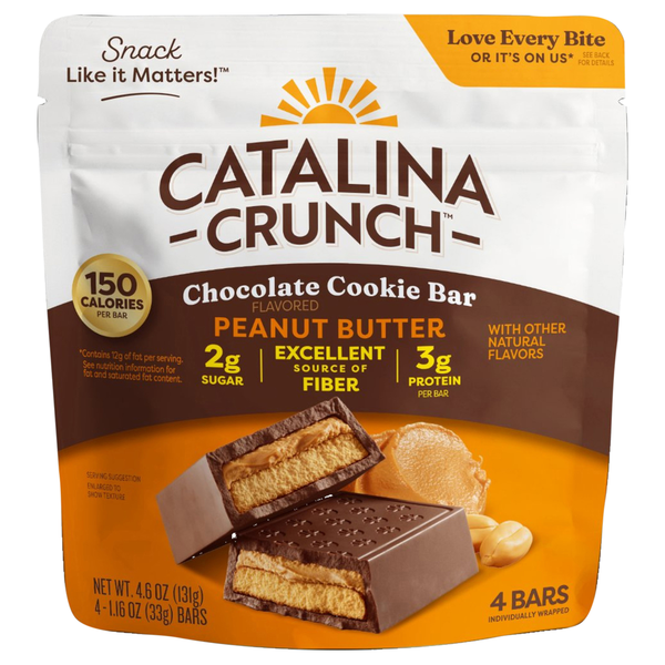 Catalina Crunch Peanut Butter Chocolate Cookie Bar - 4 ct