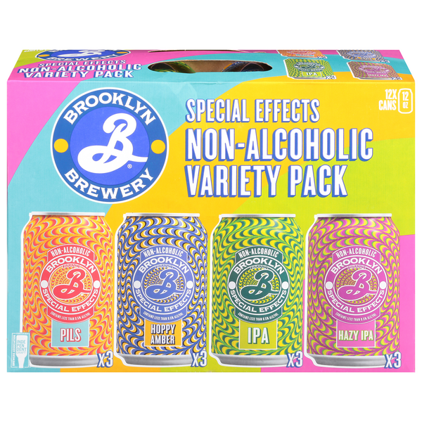 Brooklyn Brewery Special Effects Non Alcoholic Beer Variety Pack - 12 pk