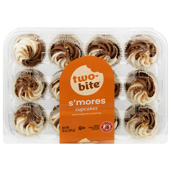 two-bite S'mores Cupcakes