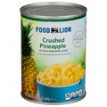 Food Lion Crushed Pineapple in Juice